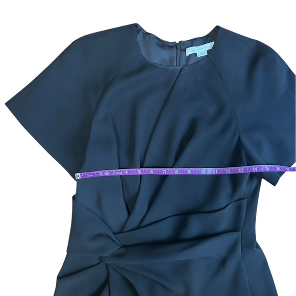 Alexander Wang Black Twist Blouse Round Neck Short Sleeves Designer Size 4 - Picture 5 of 9